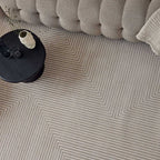 Carmel Beige-Cream Geometric Rug