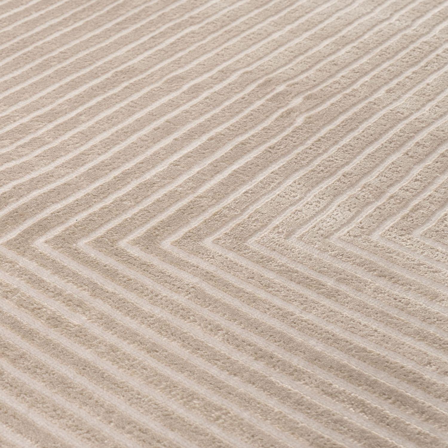 Carmel Beige-Cream Geometric Rug