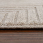 Carmel Beige-Cream Geometric Rug