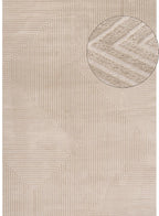 Carmel Beige-Cream Geometric Rug 240X340 cm