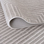 Carmel Grey-Cream Geometric Rug