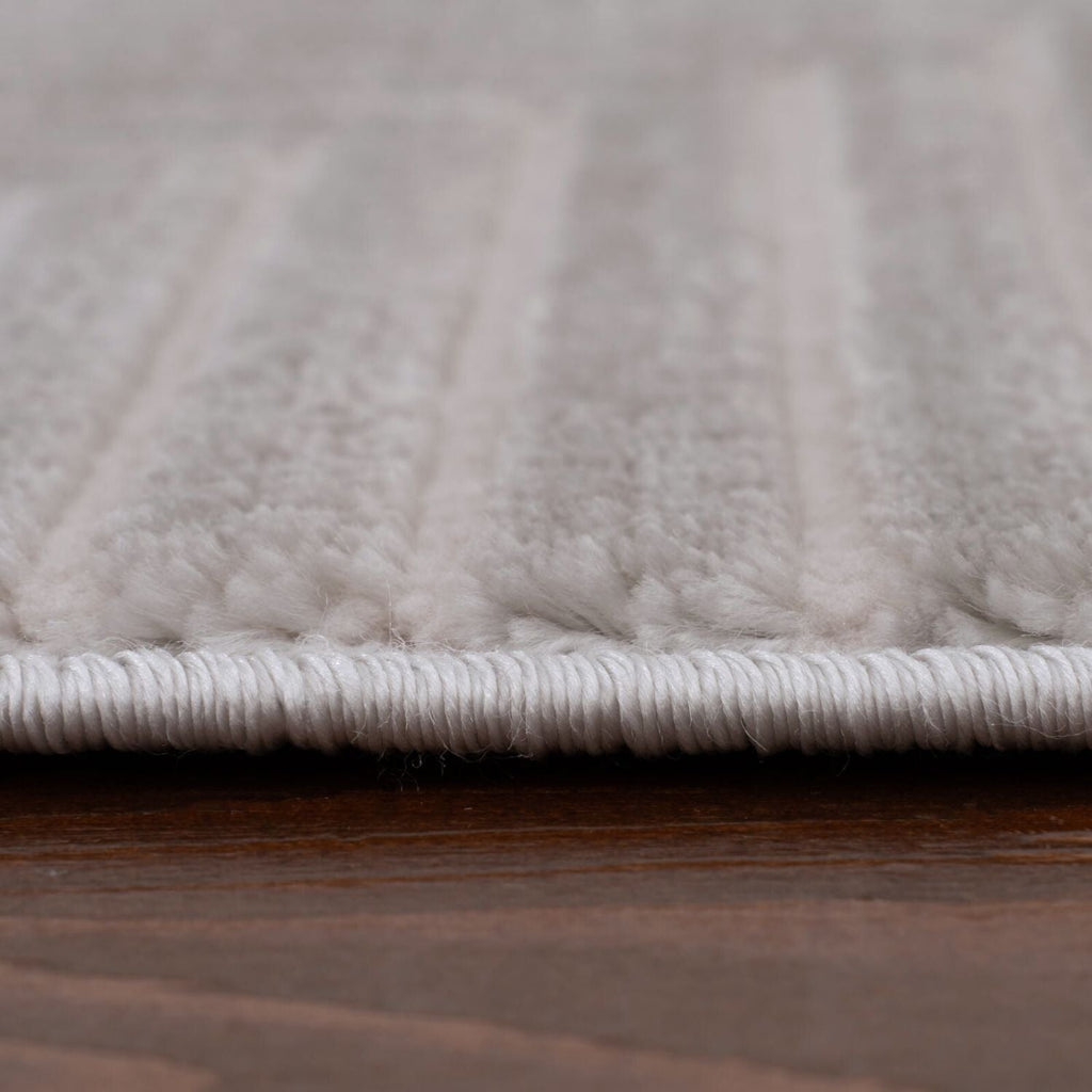 Carmel Grey-Cream Geometric Rug