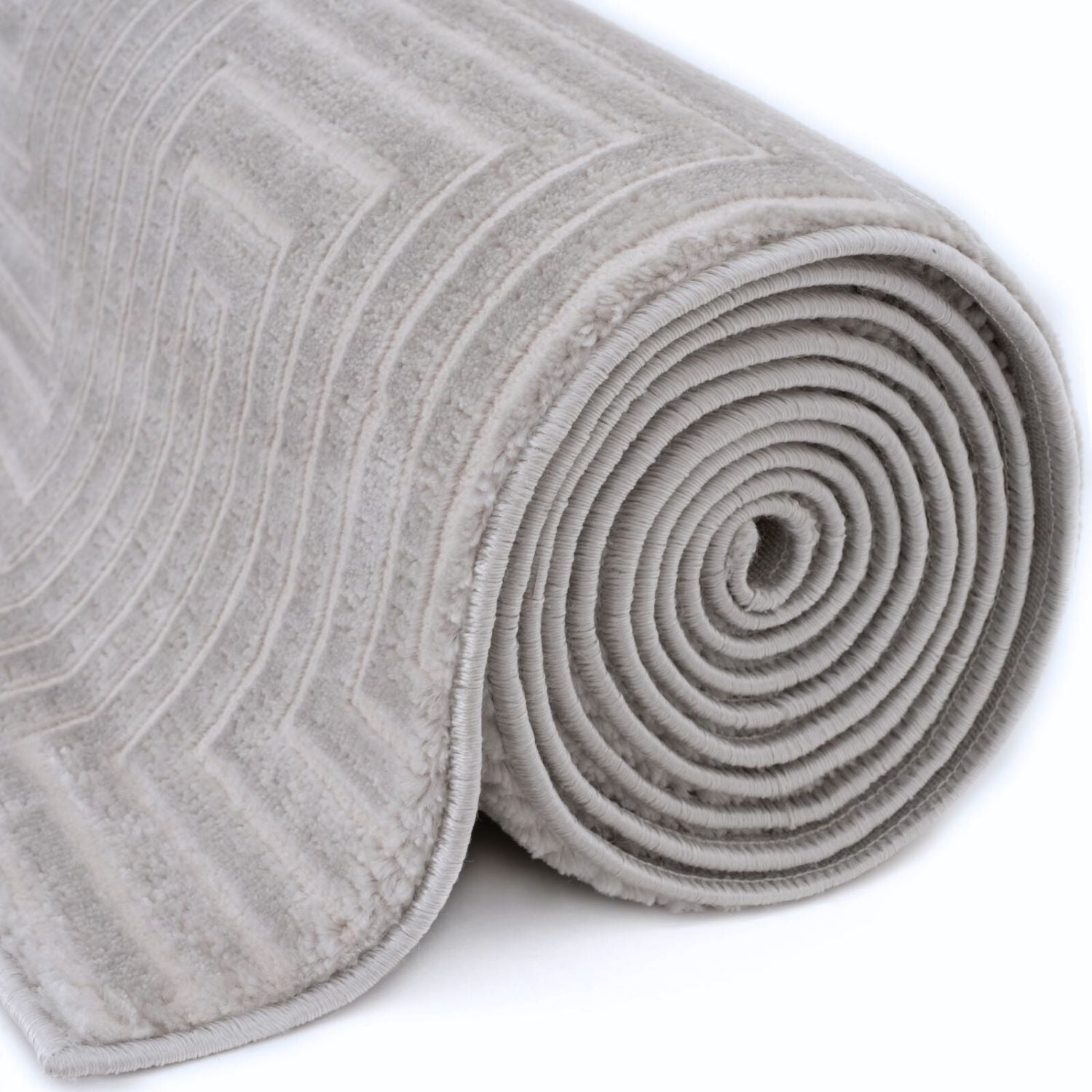 Carmel Grey-Cream Geometric Rug