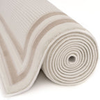 Carmel Cream-Beige Bordered Rug