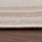Carmel Cream-Beige Bordered Rug