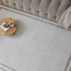 Carmel Cream-Beige Bordered Rug