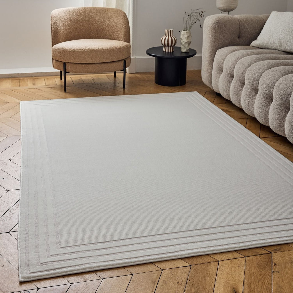 Carmel Cream Bordered Rug