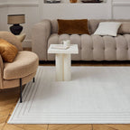 Carmel Cream Bordered Rug