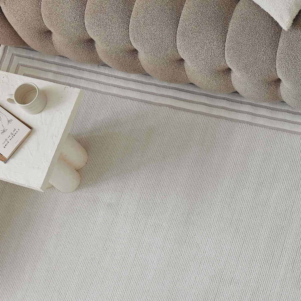Carmel Cream Bordered Rug