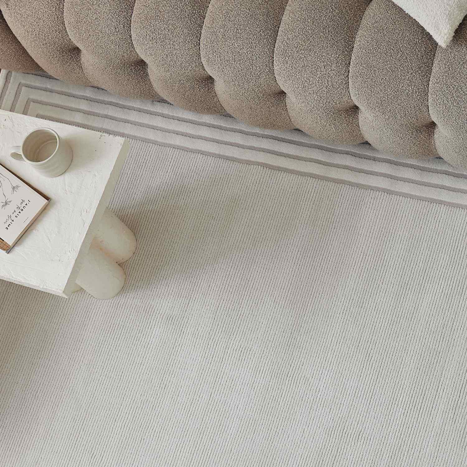 Carmel Cream Bordered Rug