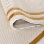 Carmel Cream-Gold Bordered Rug