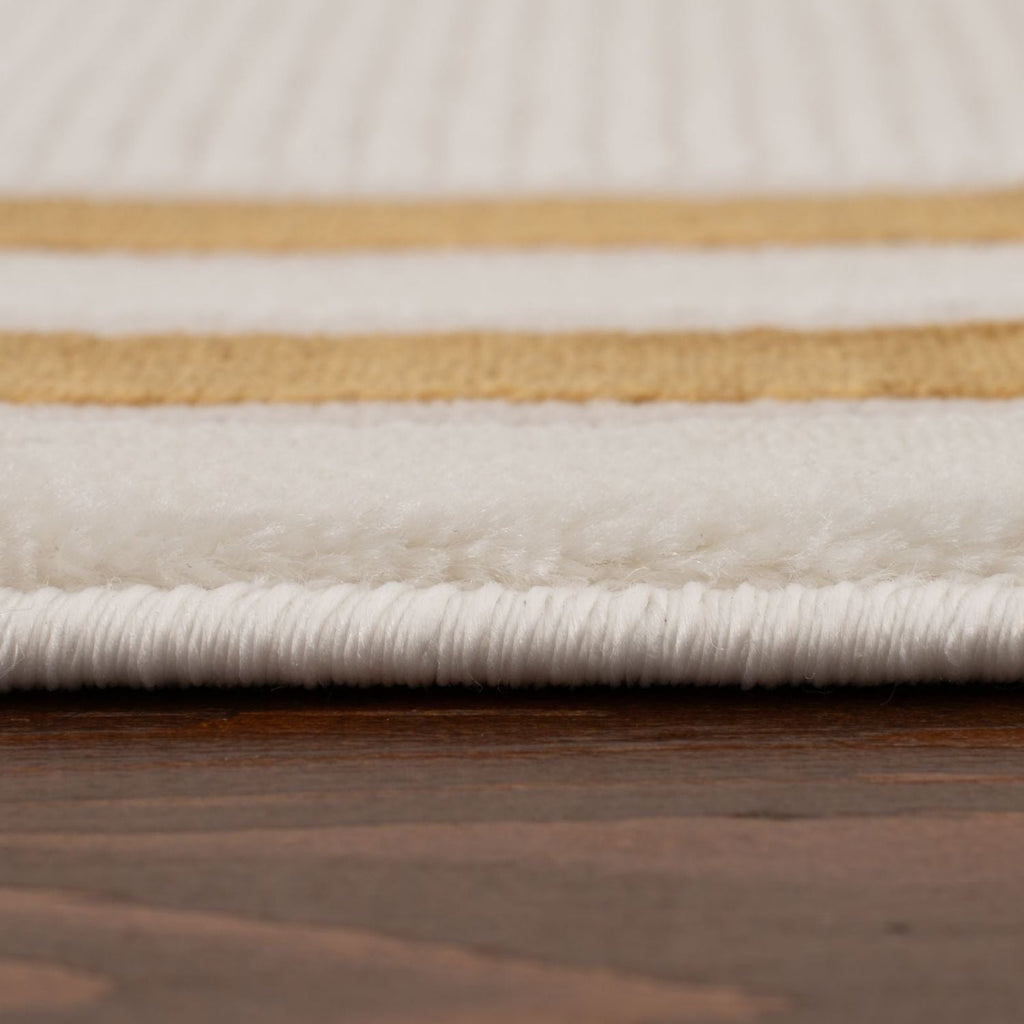 Carmel Cream-Gold Bordered Rug