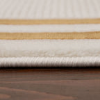 Carmel Cream-Gold Bordered Rug
