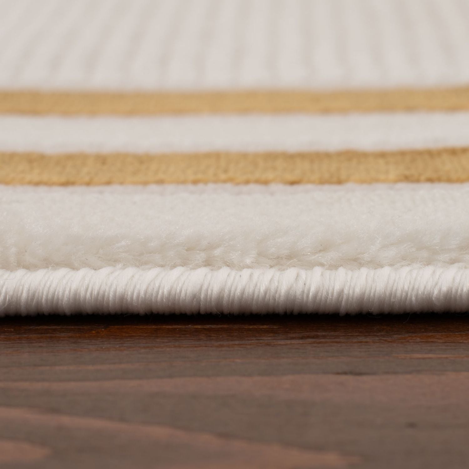 Carmel Cream-Gold Bordered Rug