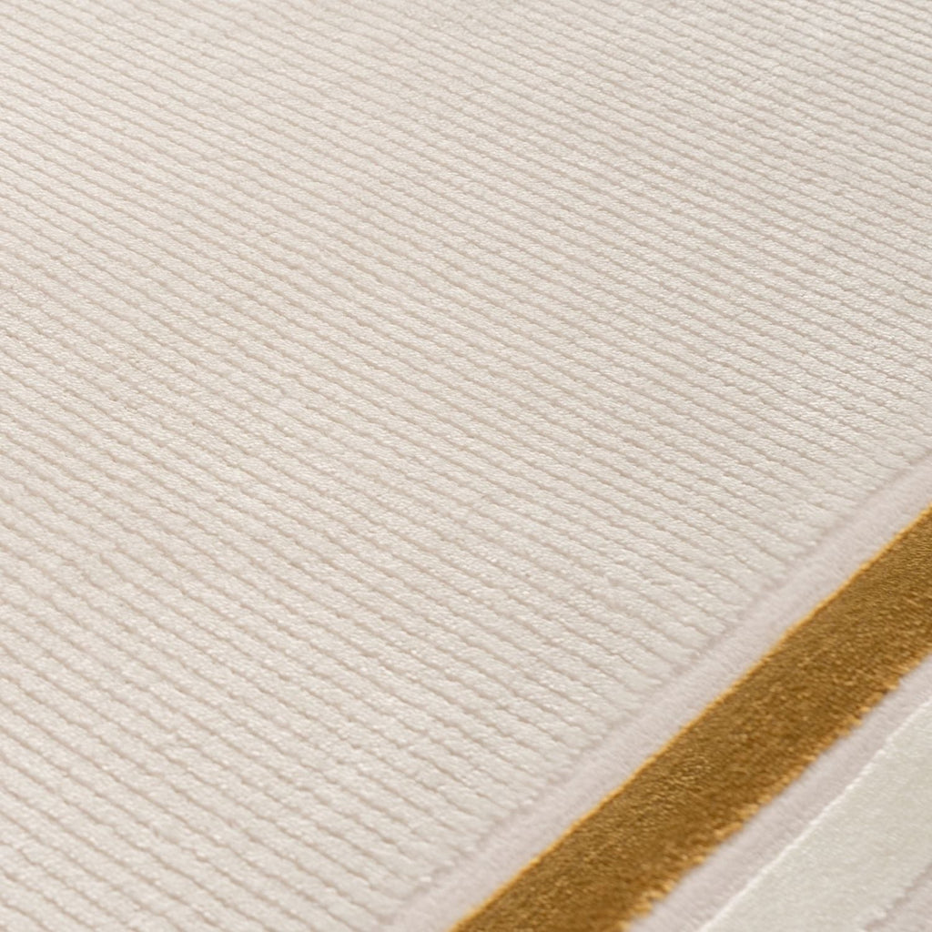 Carmel Cream-Gold Bordered Rug