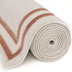 Carmel Cream-Terra Bordered Rug