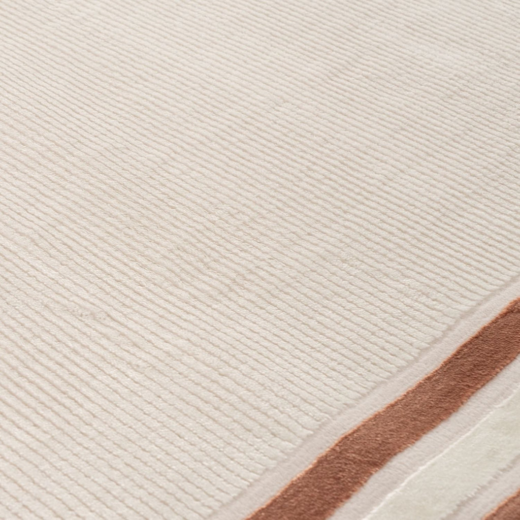 Carmel Cream-Terra Bordered Rug