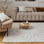 Carmel Cream-Beige Geometric Rug