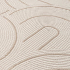 Carmel Cream-Beige Geometric Rug