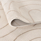 Carmel Cream-Beige Geometric Rug