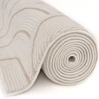 Carmel Cream-Beige Geometric Rug