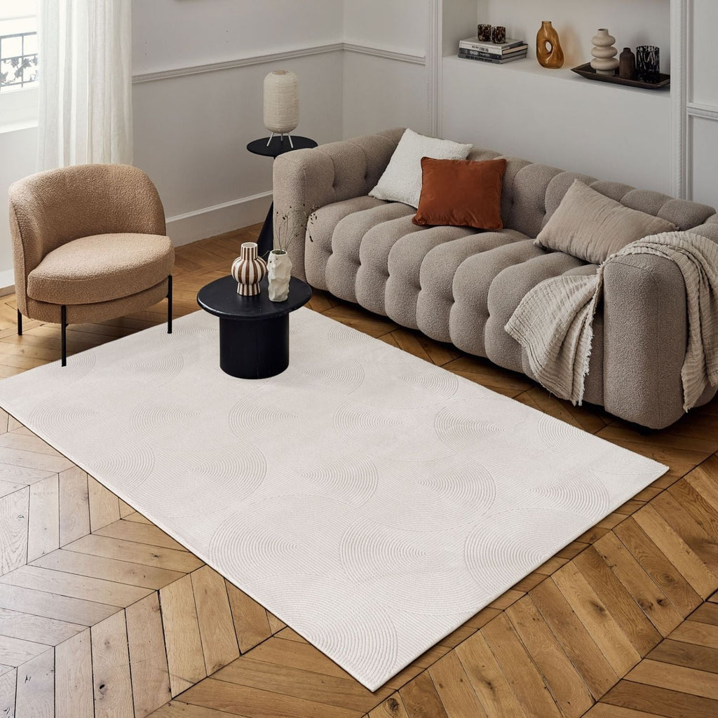 Carmel Cream Geometric Rug