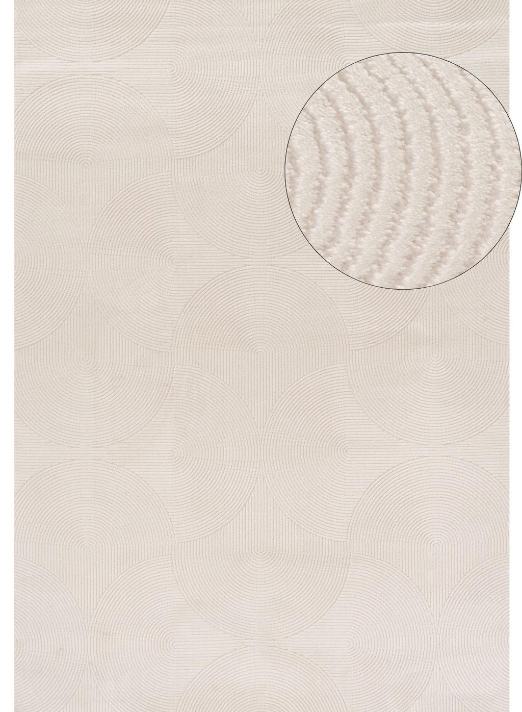 Carmel Cream Geometric Rug 240X340 cm