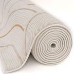 Carmel Cream-Gold Geometric Rug
