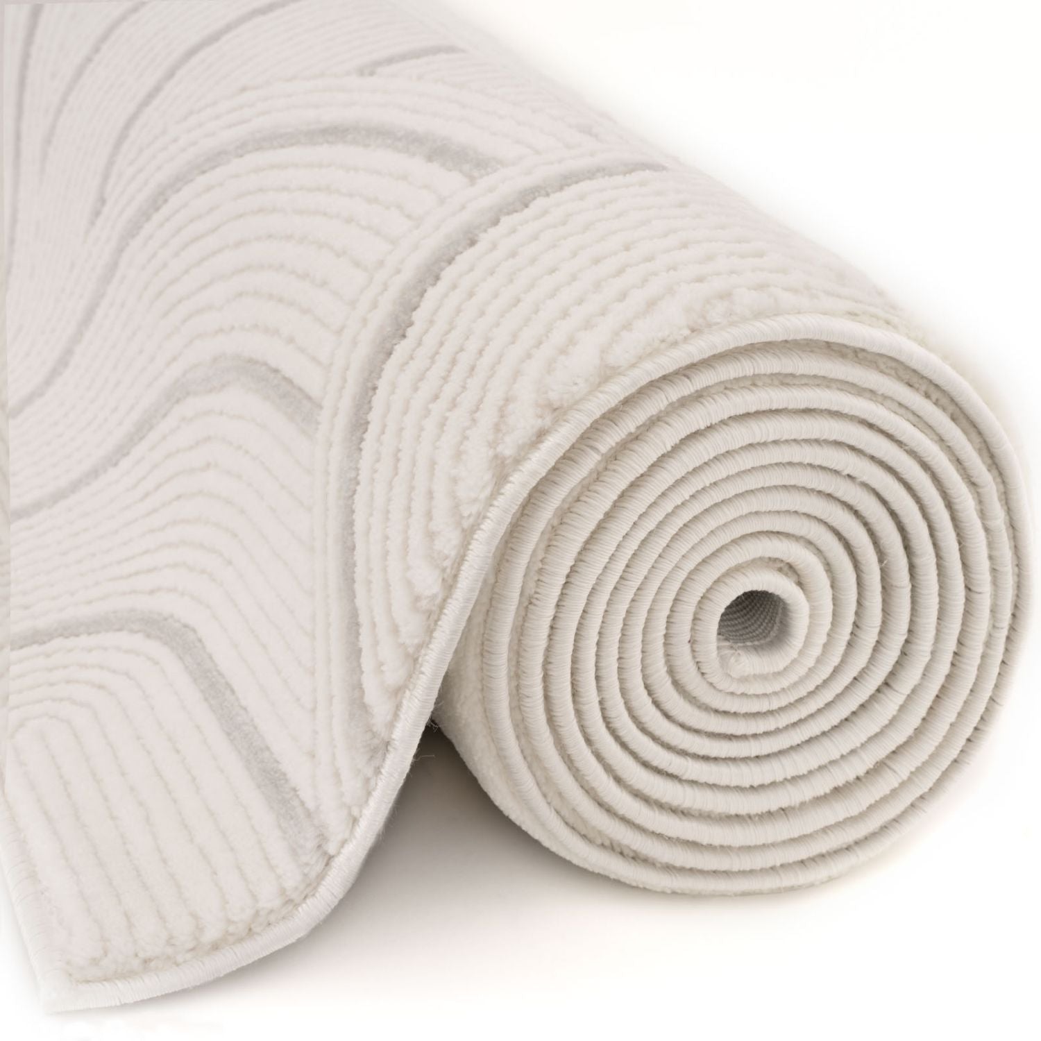Carmel Cream-Grey Geometric Rug