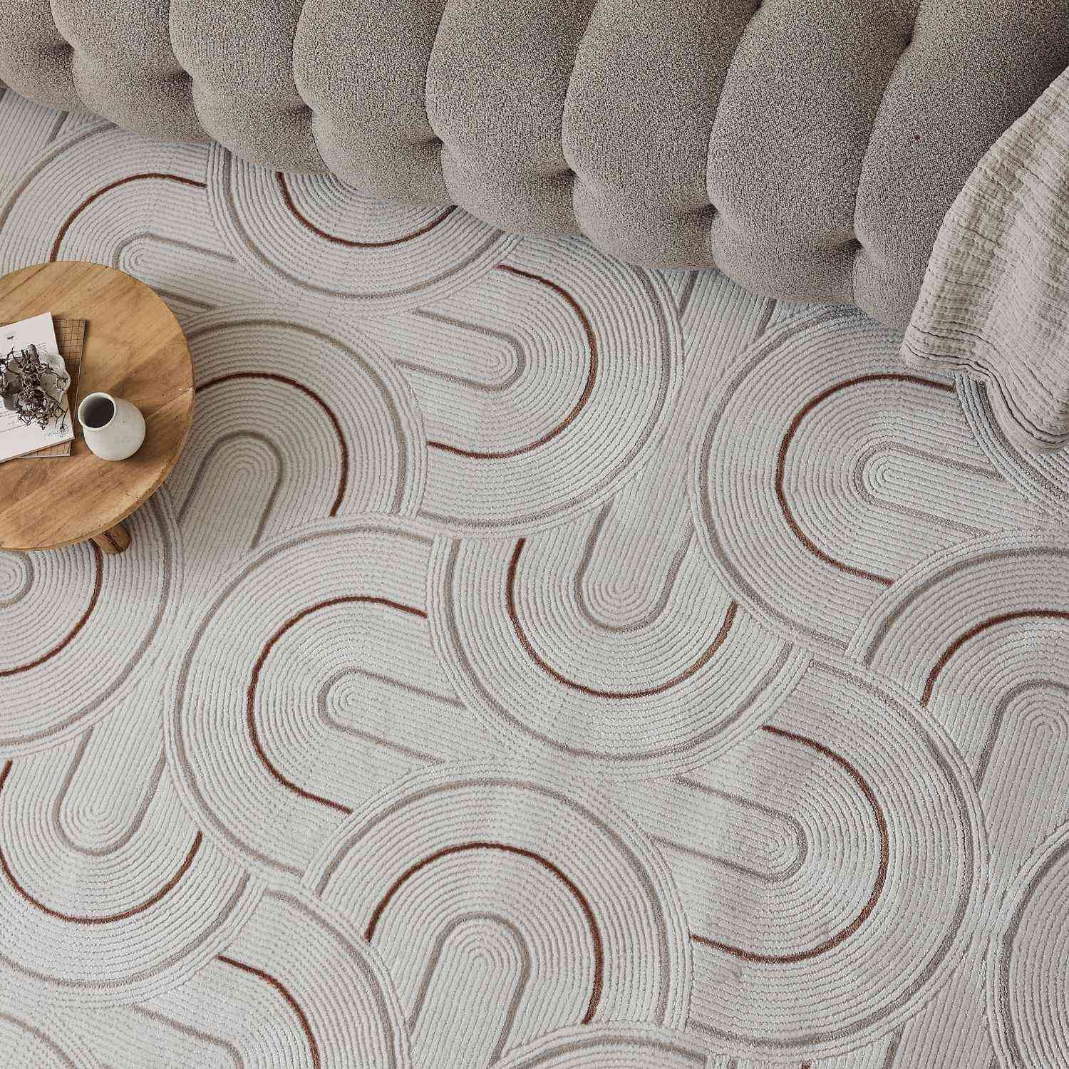 Carmel Cream-Terra Geometric Rug