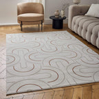 Carmel Cream-Terra Geometric Rug