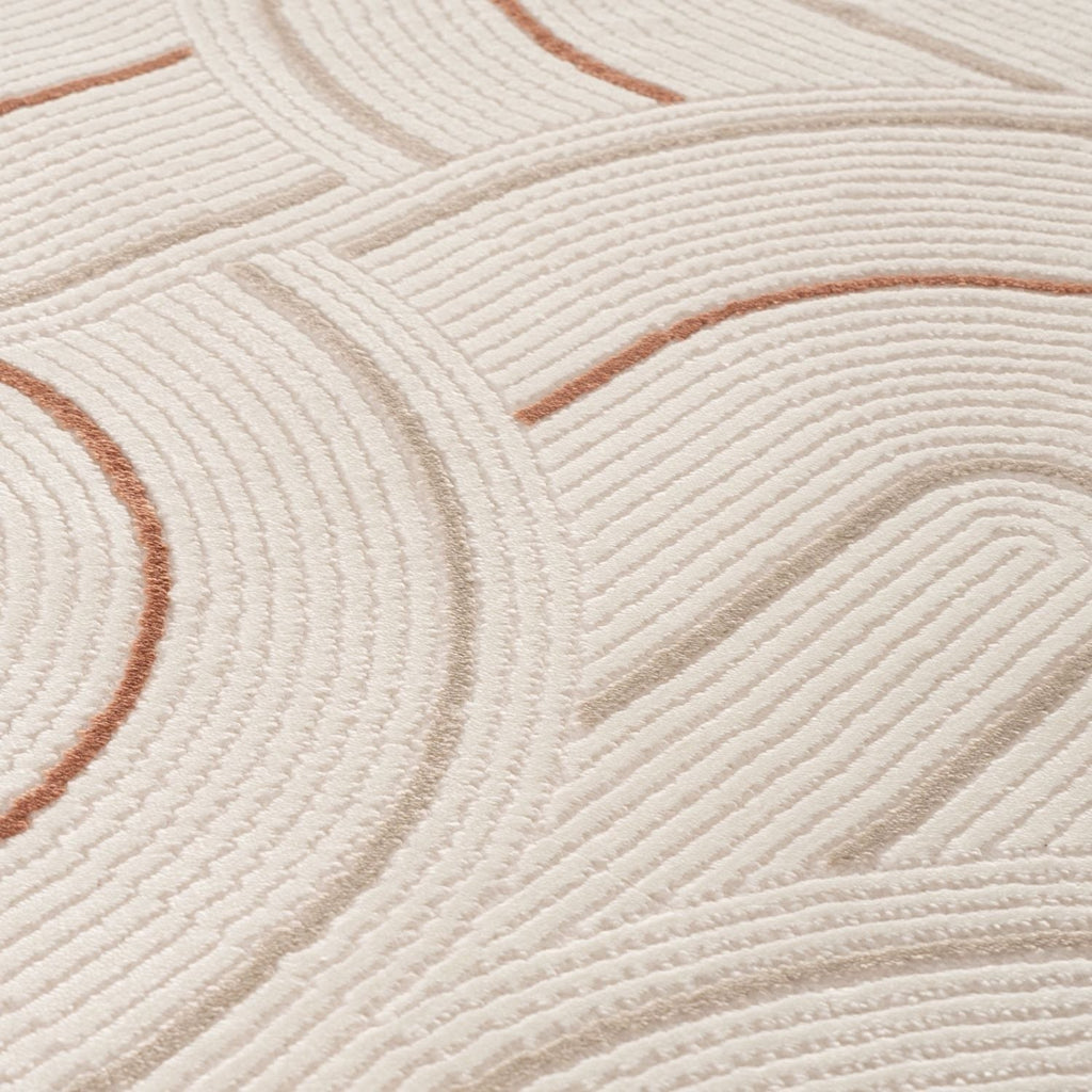 Carmel Cream-Terra Geometric Rug