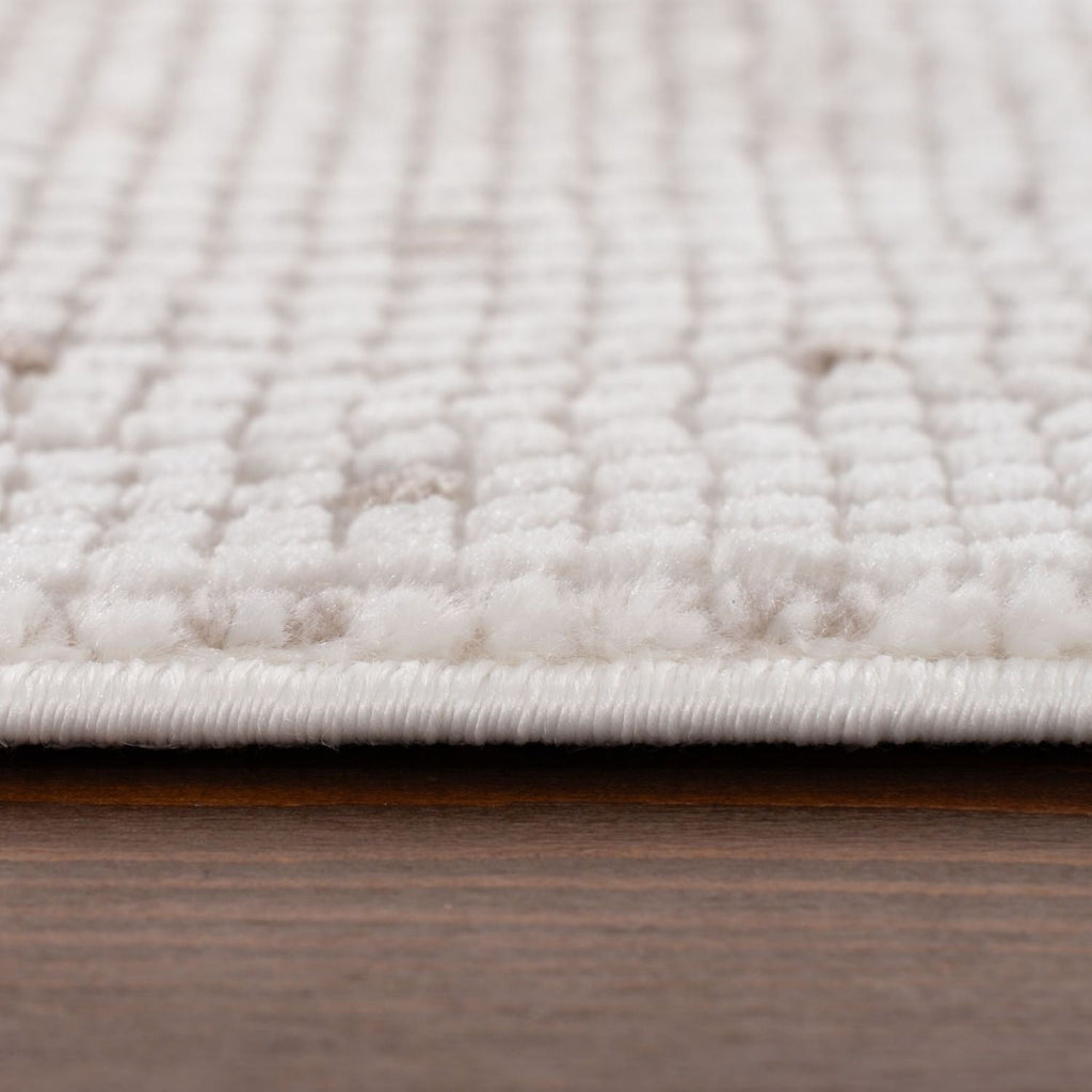 Carmel Cream-Beige Dots Rug