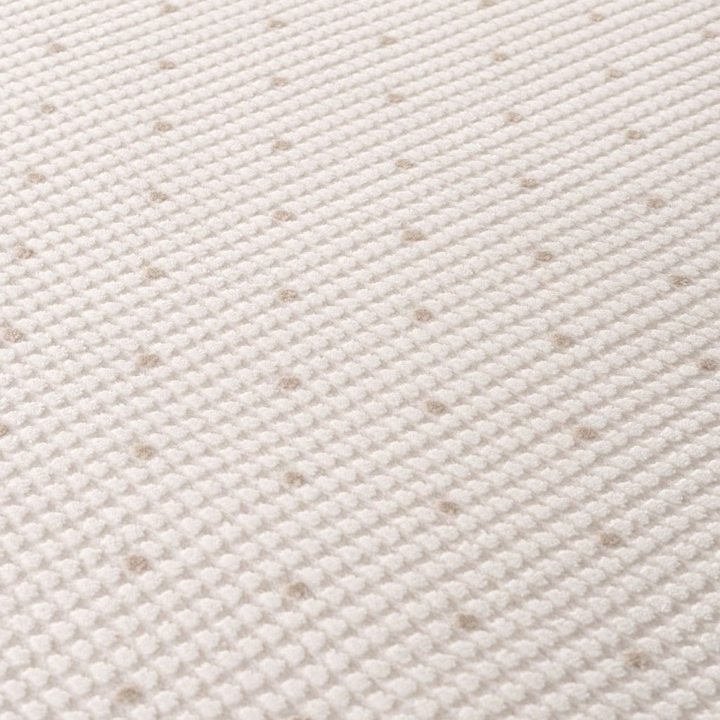 Carmel Cream-Beige Dots Rug