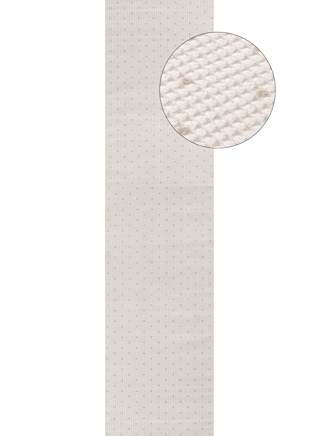 Carmel Cream-Beige Dots Rug 80X300 cm