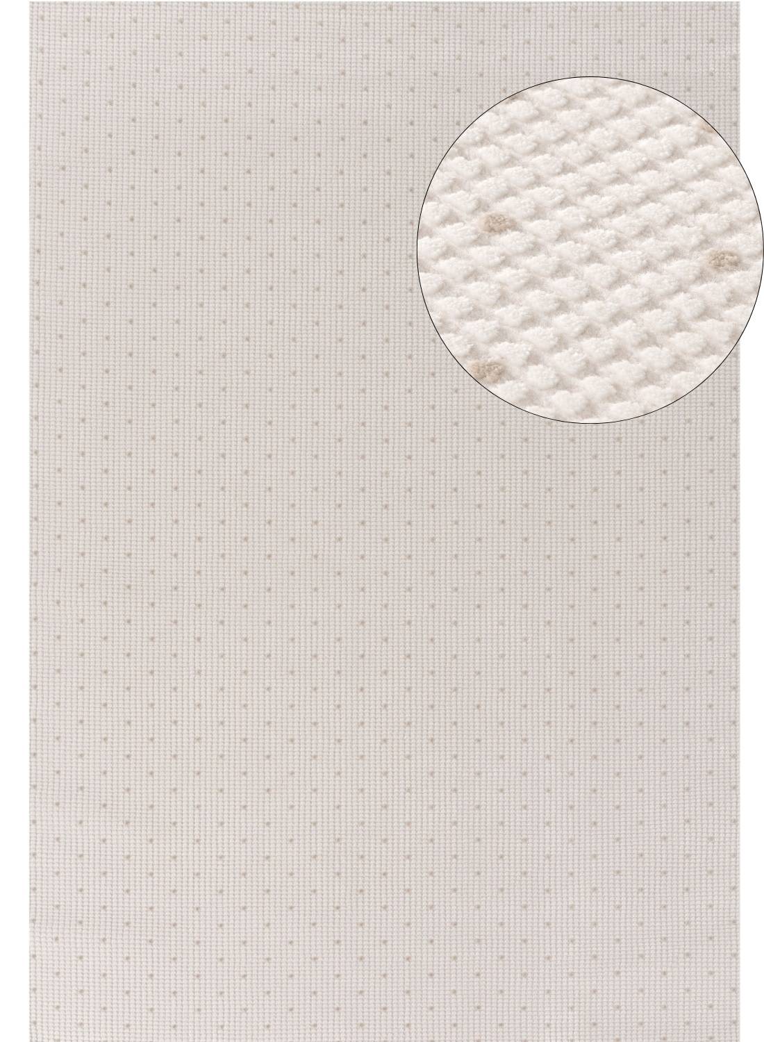 Carmel Cream-Beige Dots Rug