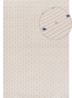 Carmel Cream-Blue Dots Rug