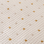 Carmel Cream-Gold Dots Rug