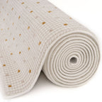 Carmel Cream-Gold Dots Rug