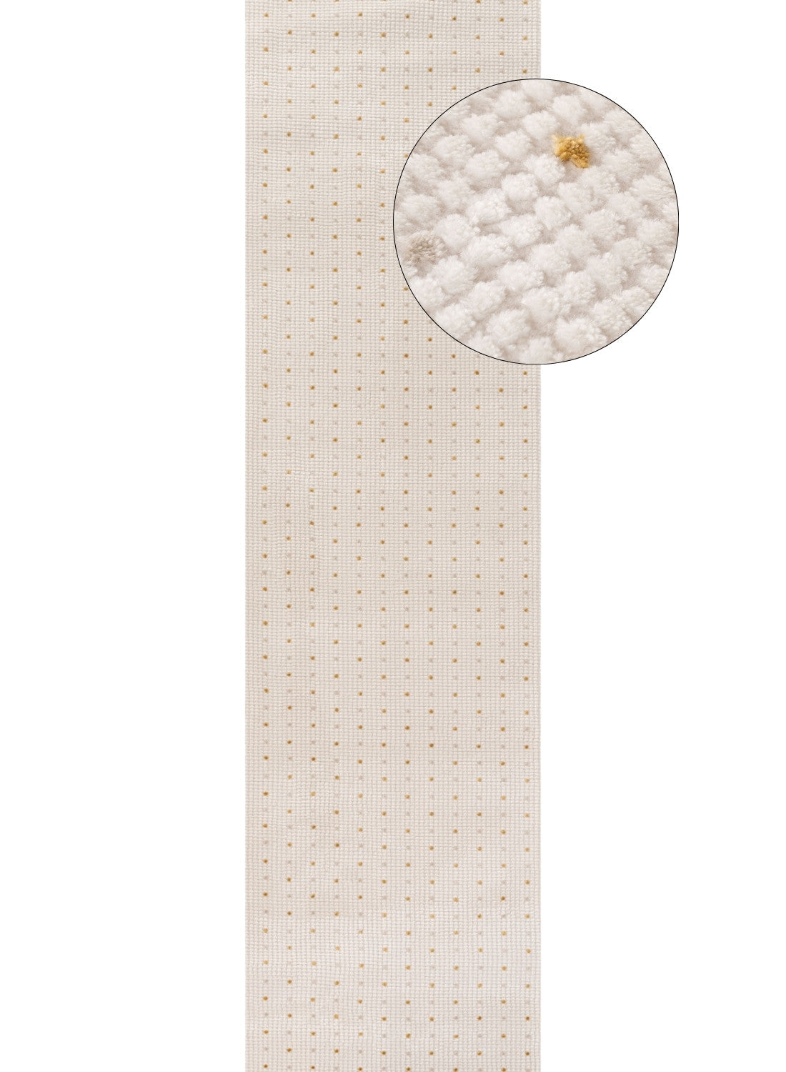 Carmel Cream-Gold Dots Rug 80X300 cm