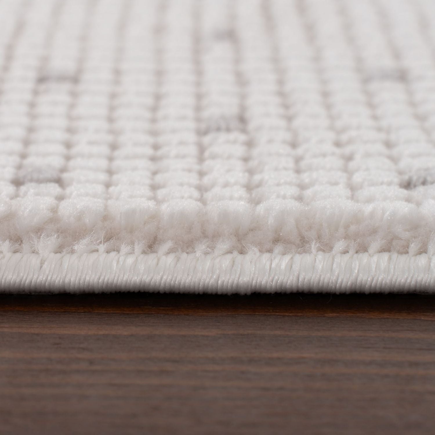 Carmel Cream-Grey Dots Rug