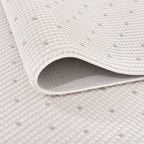 Carmel Cream-Grey Dots Rug