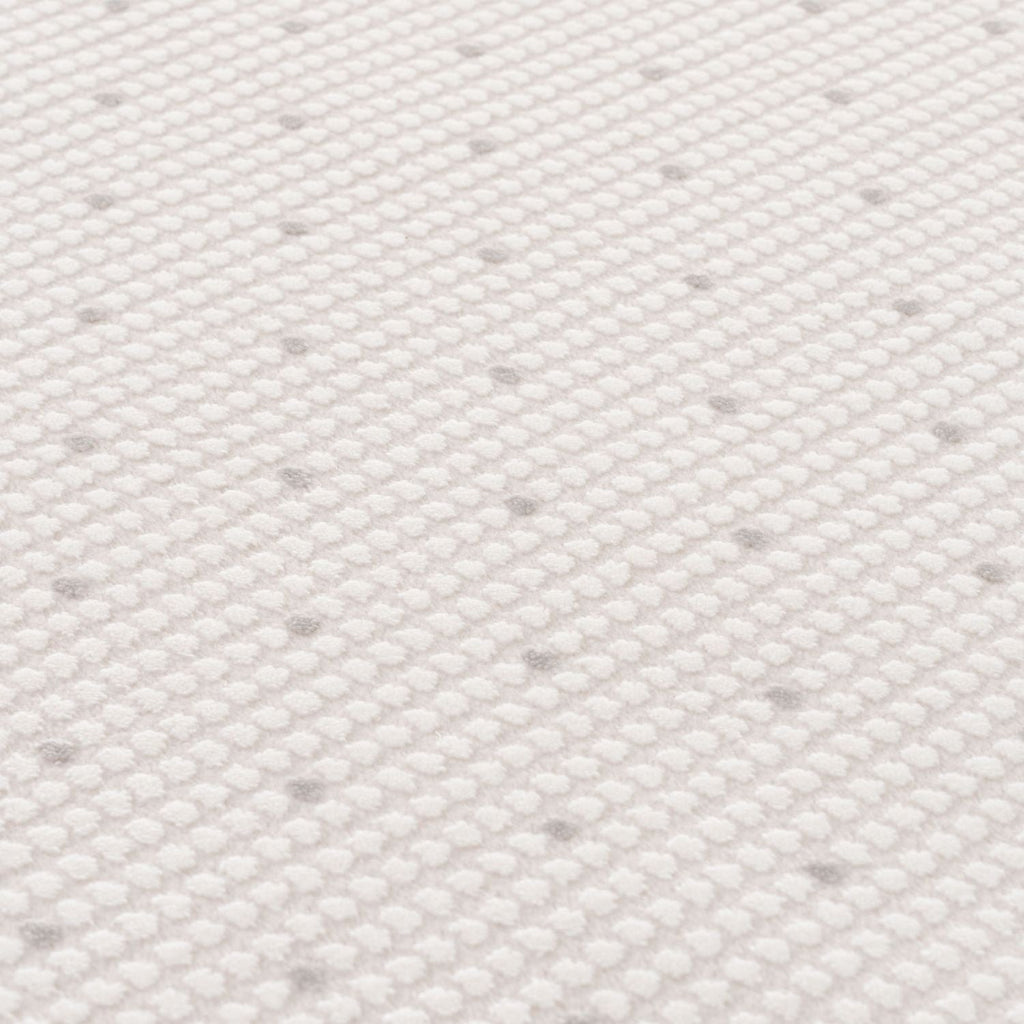 Carmel Cream-Grey Dots Rug