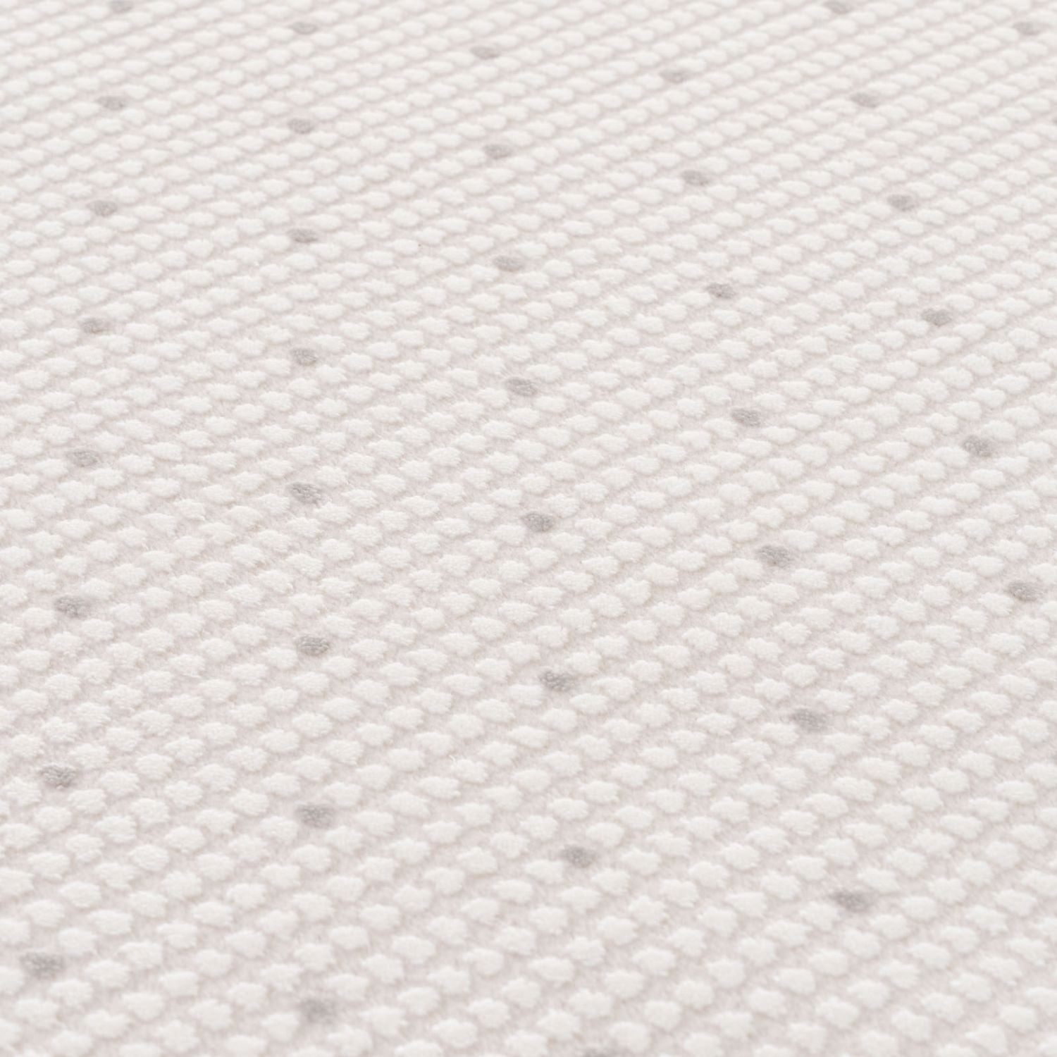 Carmel Cream-Grey Dots Rug