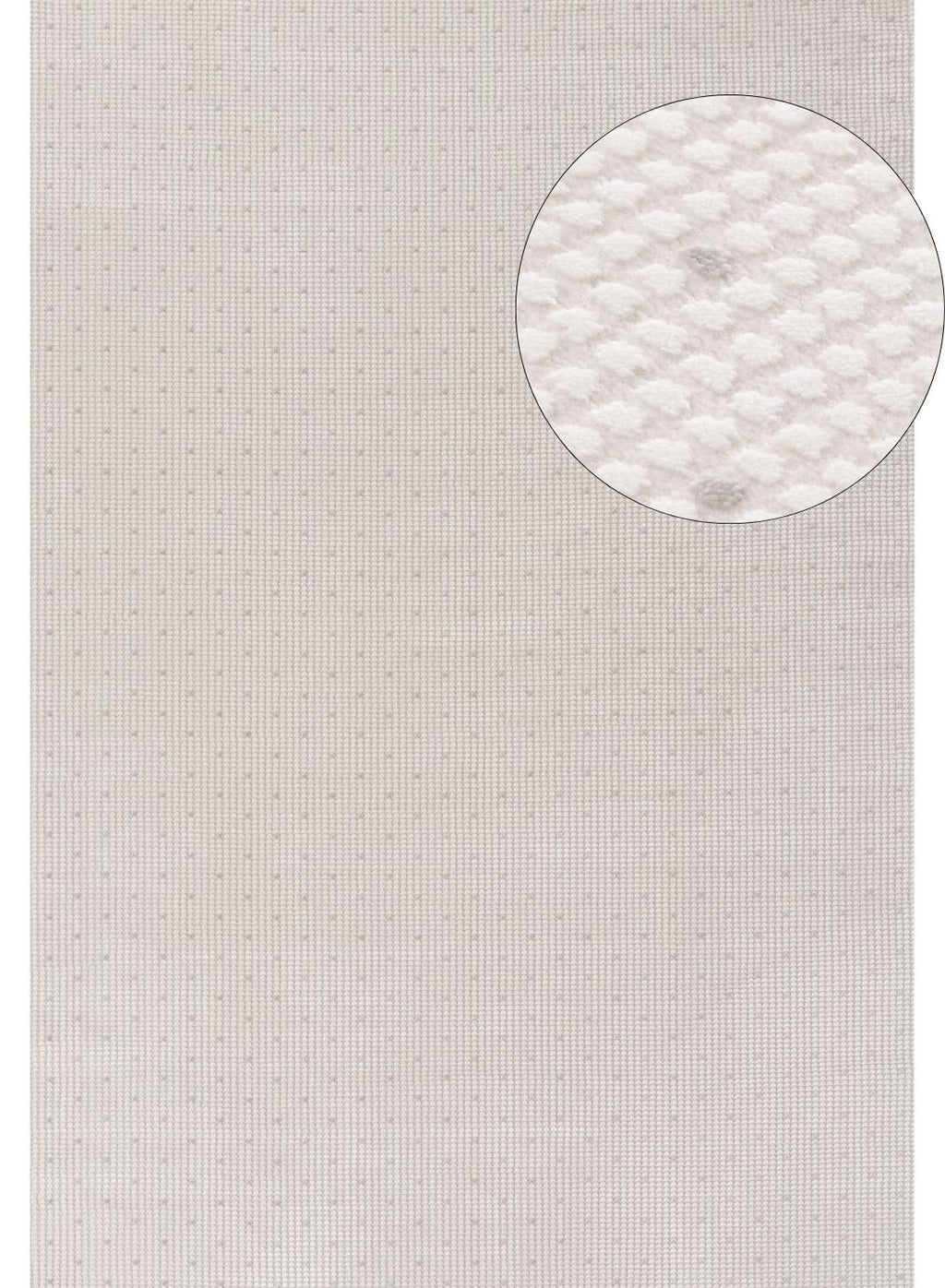 Carmel Cream-Grey Dots Rug