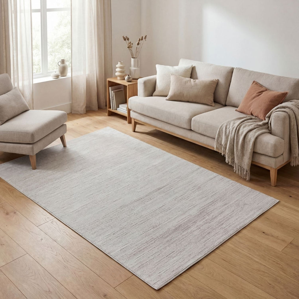 Carmel Cream-Beige Striped Rug