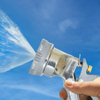 6 Function Dial Garden Hose Spray Gun Heavy Duty Chrome Plate Finish
