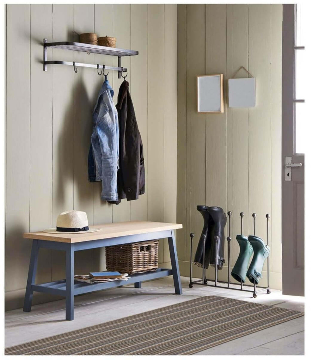Mocha & Blue Washable Mat