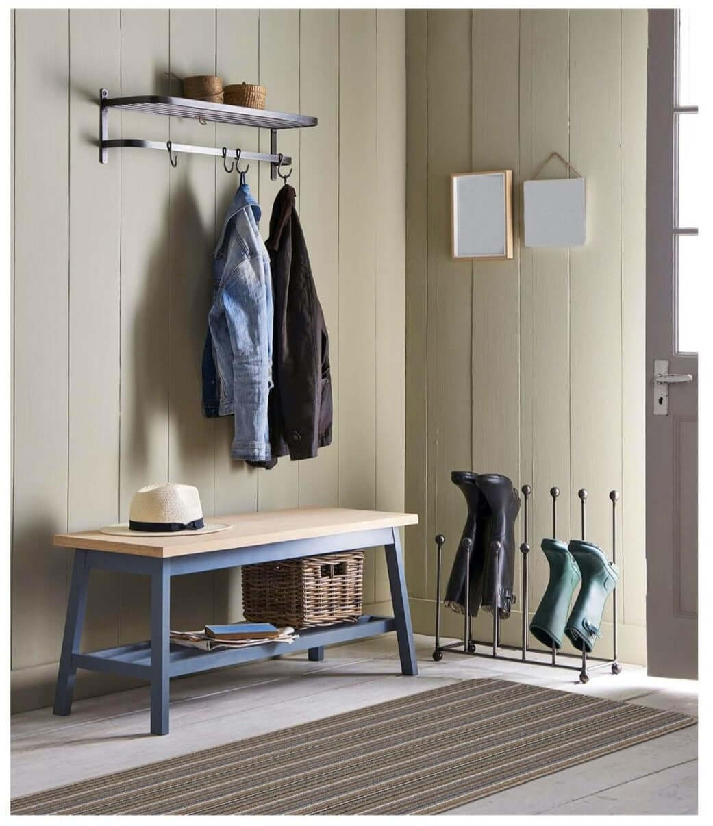 Mocha & Blue Washable Mat