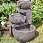 Solar-Powered Genoa Cascade Water Fountain